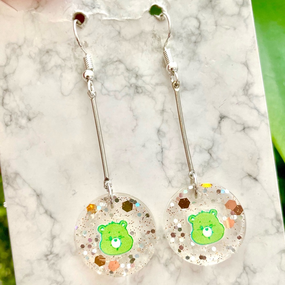 Care Bear Acrylic Dangle Earrings